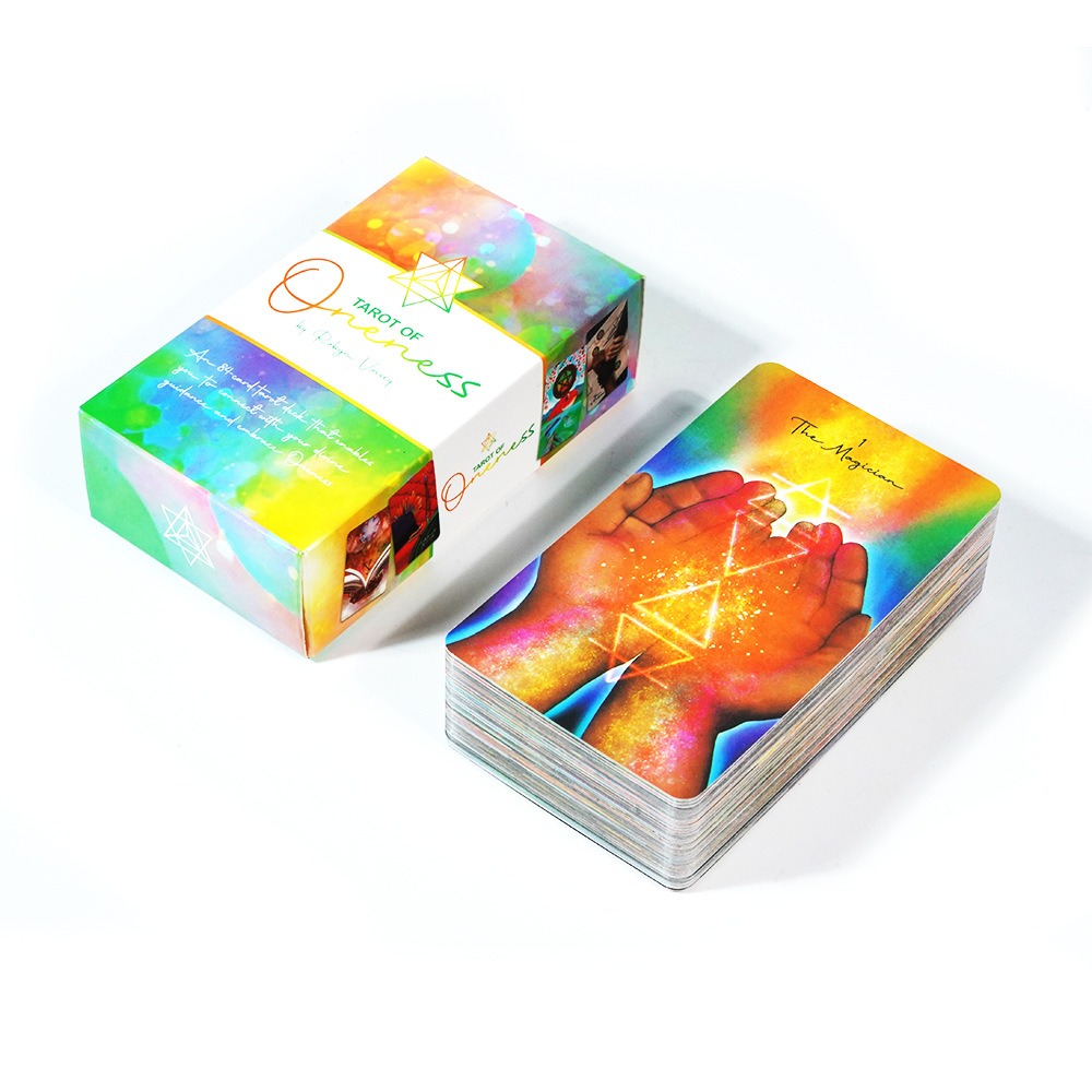 Tarot Deck With Guidebook - بطاقات Tarot of Oneness مقاس 10.3*6
