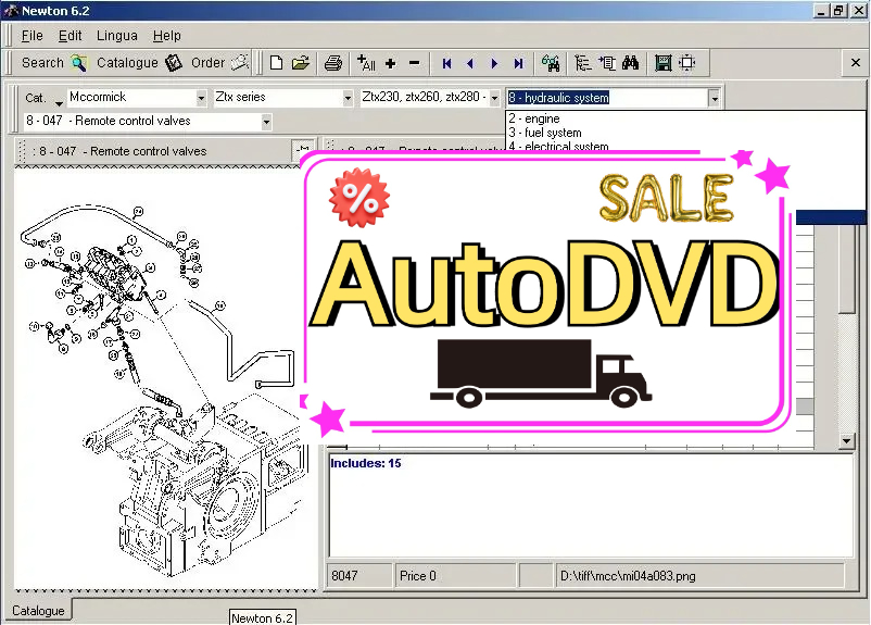 Books - كتالوج قطع الغيار AutoDVD McCormick Newton