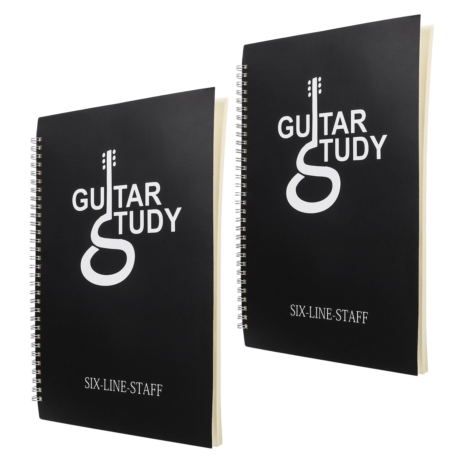 Blank Sheet Music Notebook - قطعتان من دفتر ملاحظات الجيتار، ورق