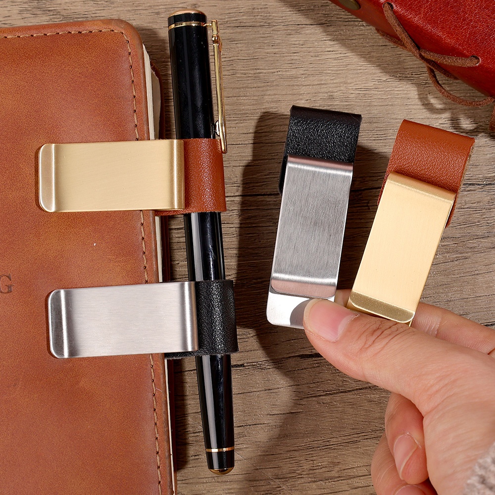 Vintage Leather Journal Notebook - حامل أقلام جلدي يدوي الصنع بتصميم