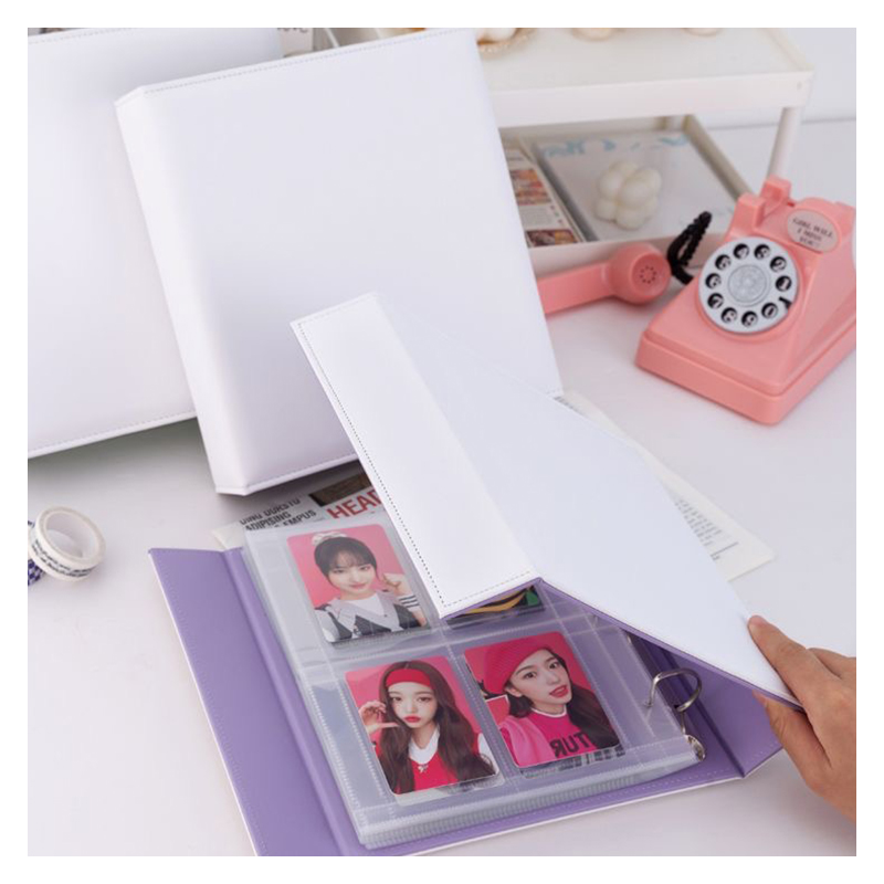 Kpop Photo Card Binder 3 Inch - A5 الموثق Photocards المغناطيسي D 3/7