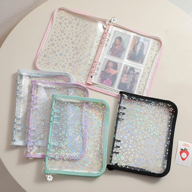 Stationery Books - ألبوم صور شفاف بتصميم نجمة A5/A6/A7
