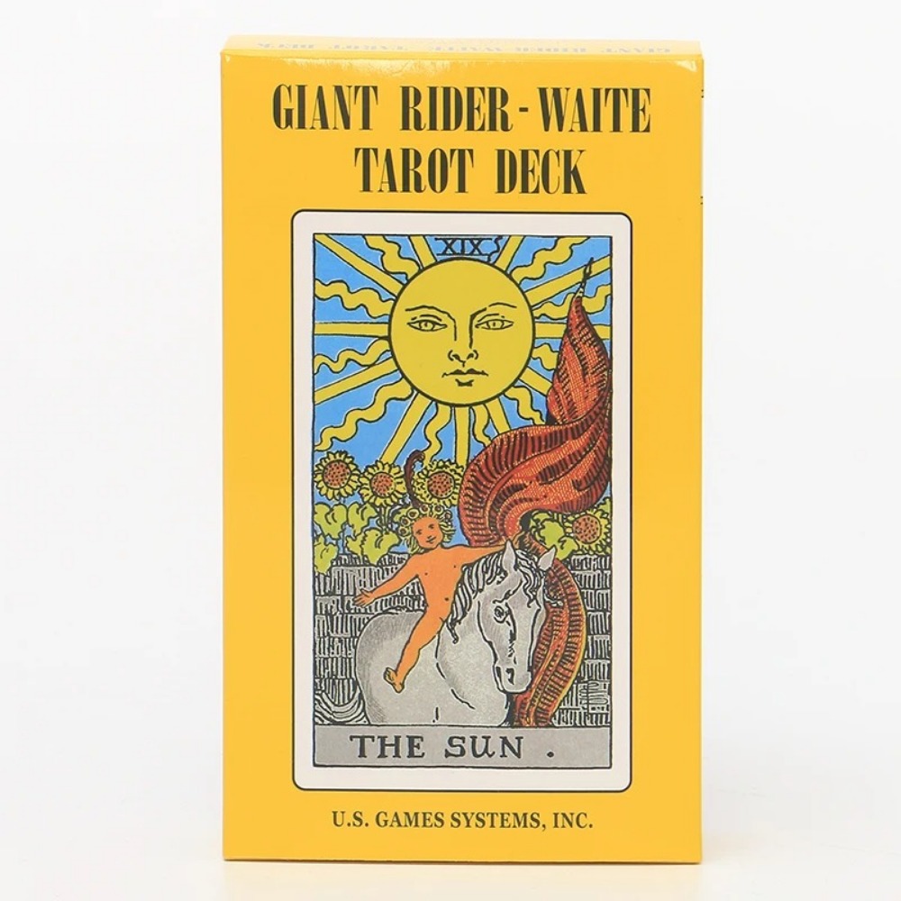 Tarot Deck With Guidebook - 10*17.3 سنتيمتر كبير كلاسيكي رايدر Waite