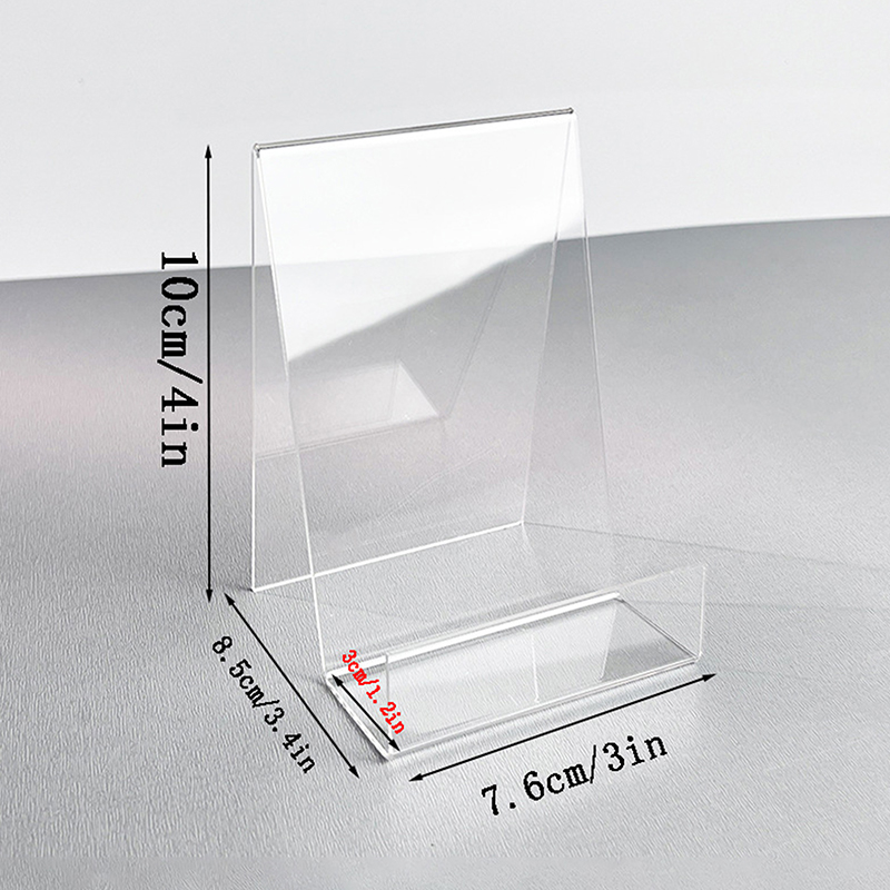 Clear Acrylic Book Stand Holder - حامل عرض الكتب من الأكريليك، إطار