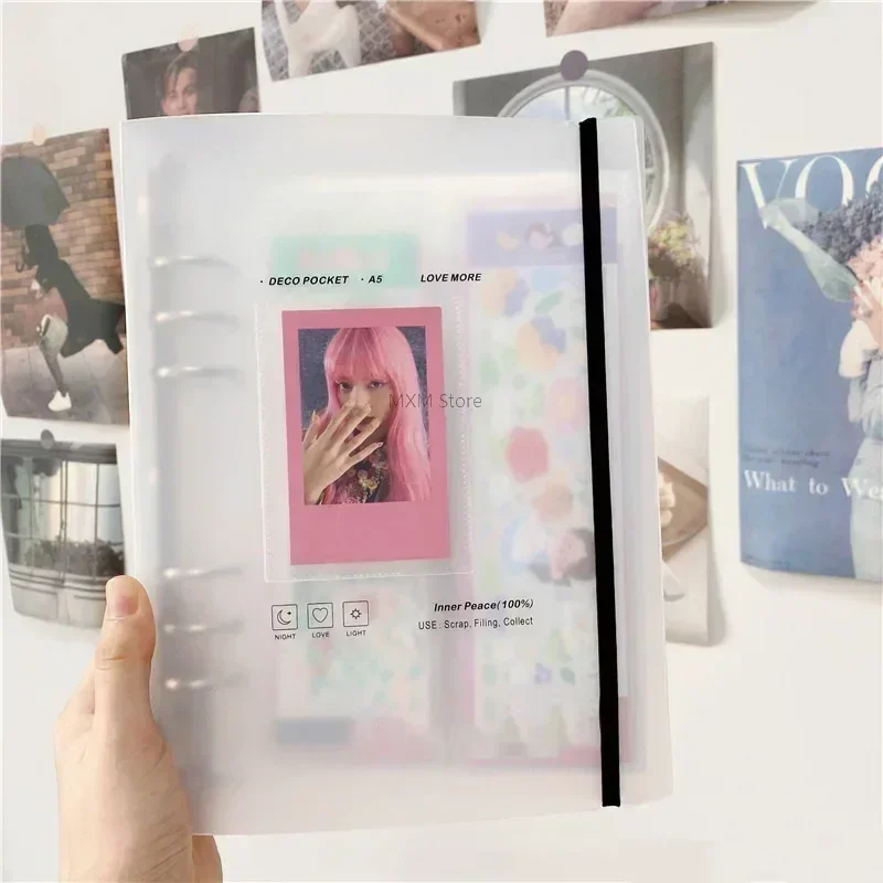 Kpop Photo Card Binder 3 Inch - A5 الموثق Photocards حامل Kpop Photocard