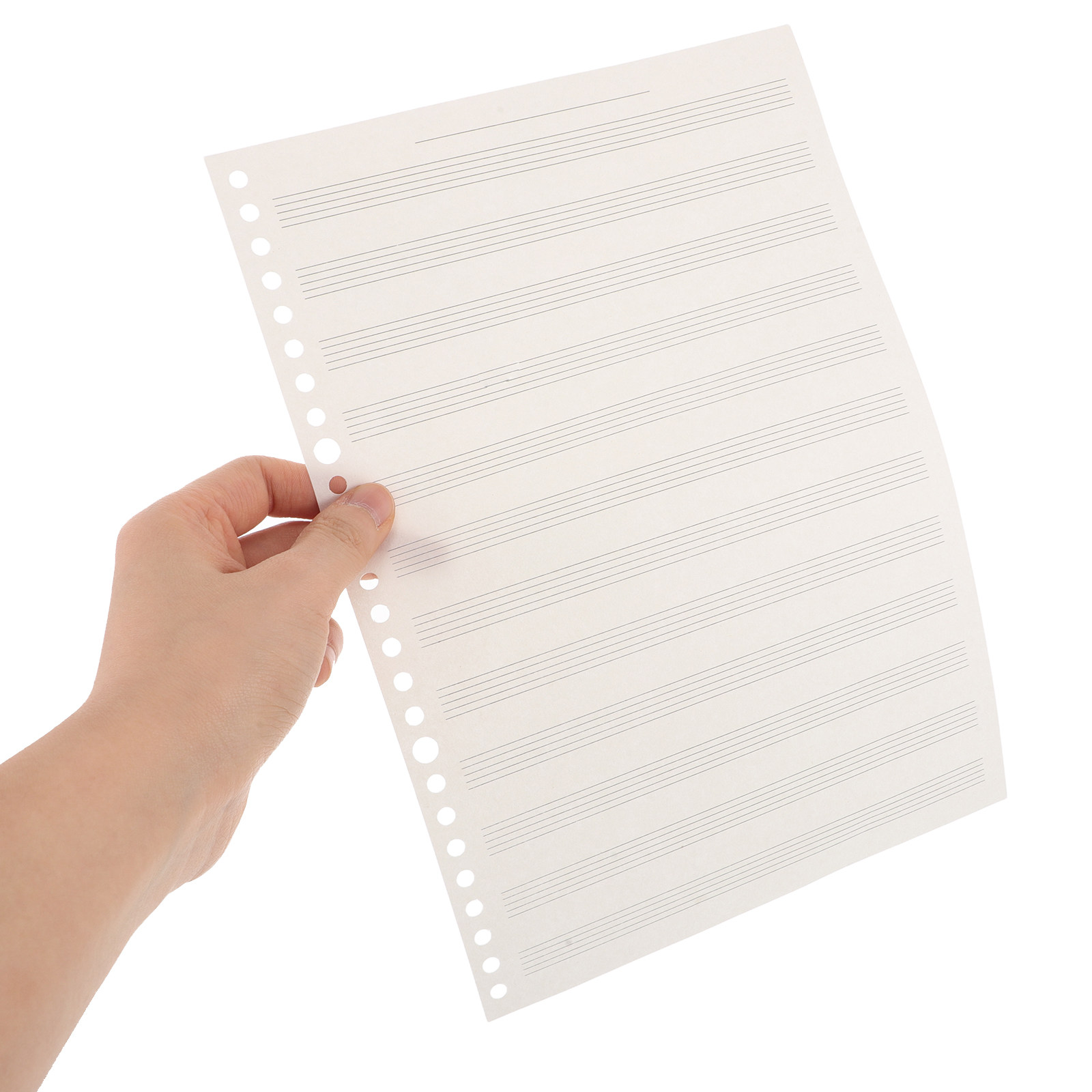 Blank Sheet Music Notebook - دفتر ملاحظات لتسجيل نوتات الجيتار، ورق
