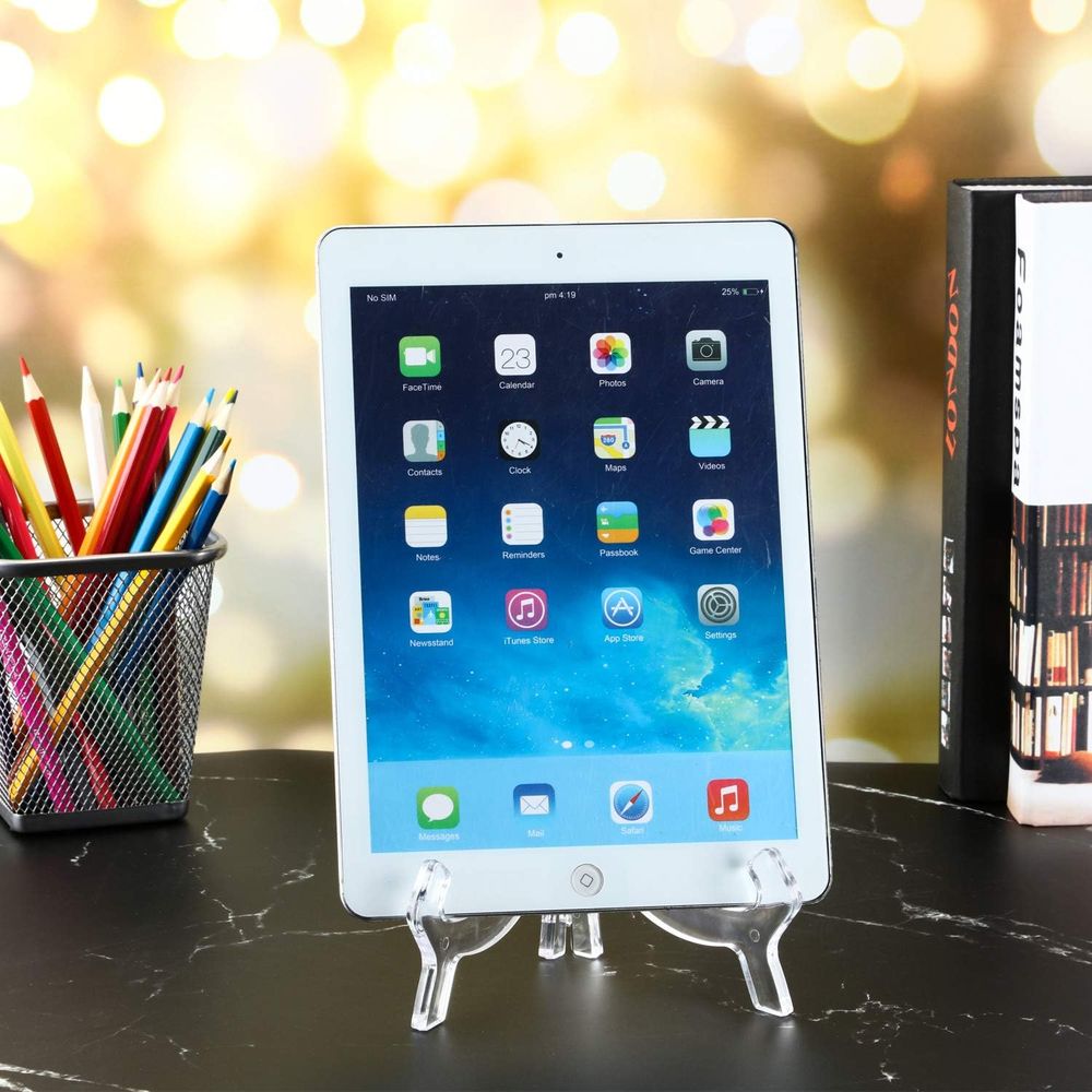 مجموعة من 6 حوامل عرض أكريليك  - مراجعة Clear Acrylic Book Stand Holder وسعره