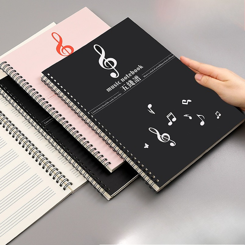 دفتر ملاحظات موسيقي حلزوني فار - مراجعة Blank Sheet Music Notebook وسعره