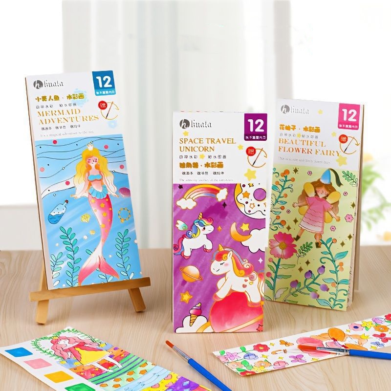 كتاب تلوين Bview Art Magic الم - مراجعة Reusable Water Magic Coloring Book وسعره