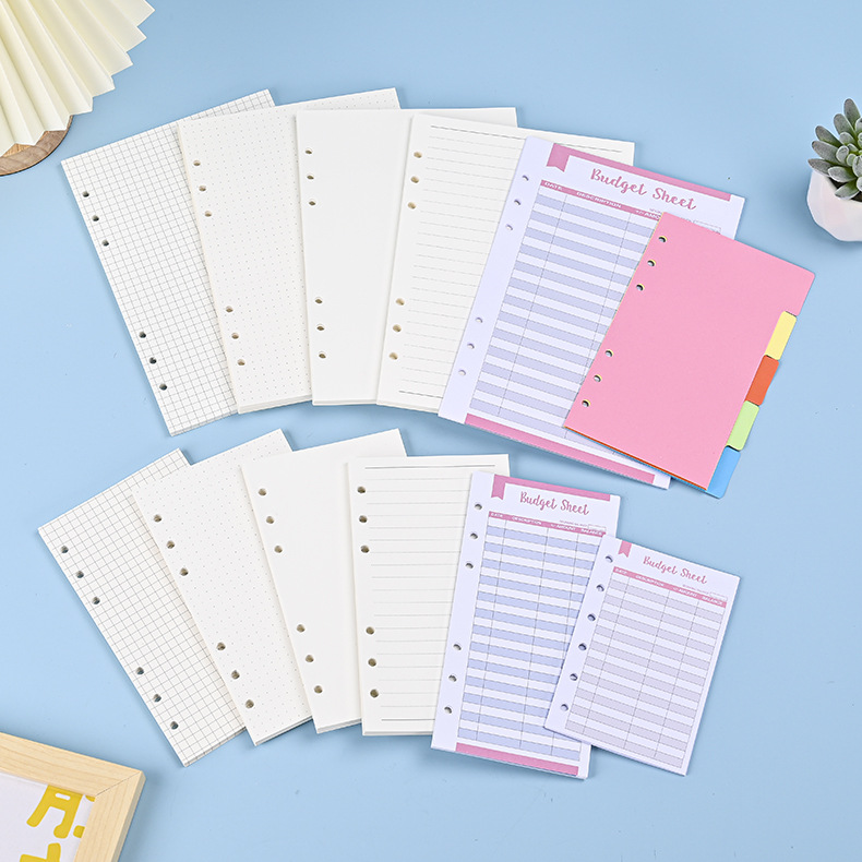 A6 A5 فضفاضة ورقة دفتر الملء د - مراجعة A5 Spiral Dotted Grid Notebook وسعره