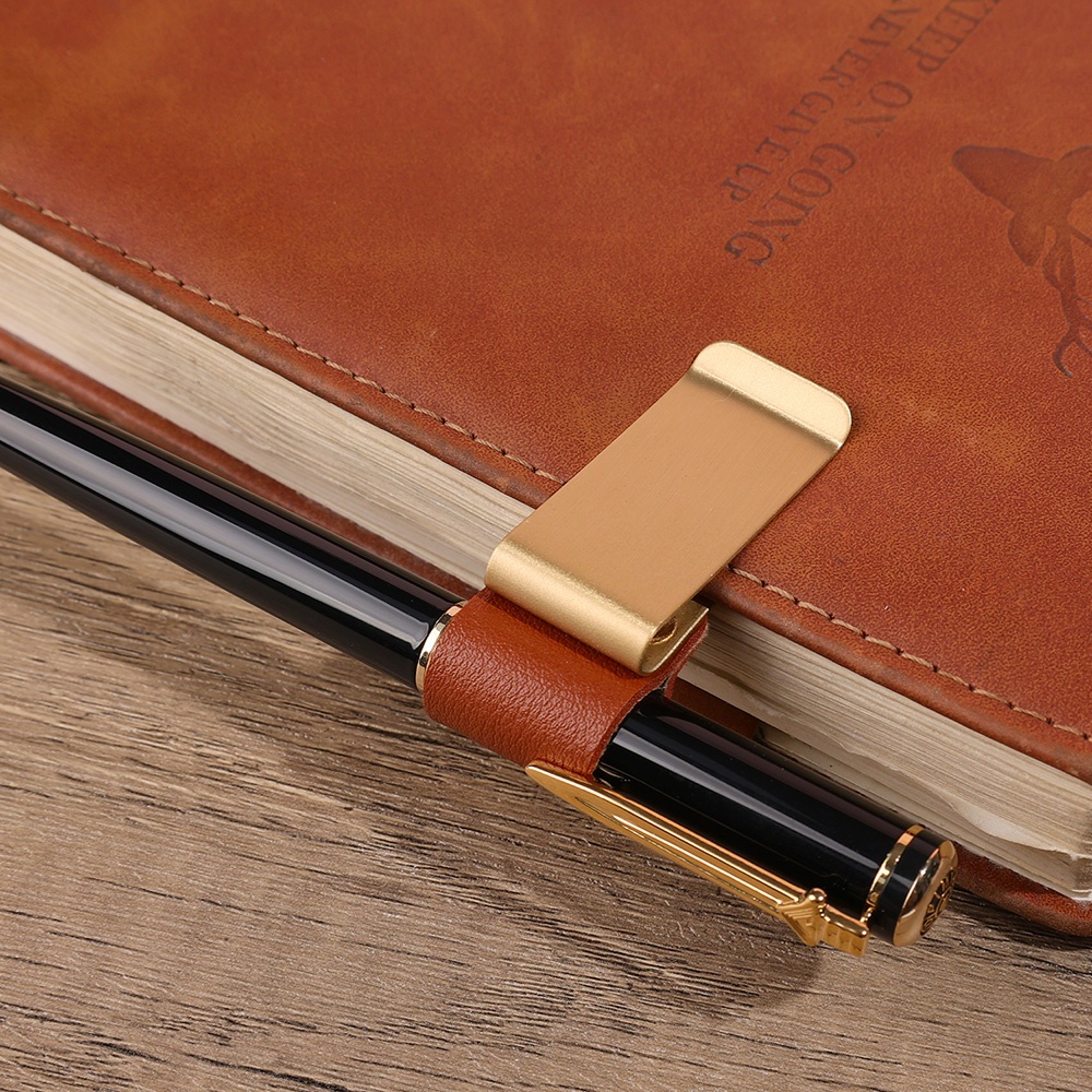 حامل أقلام جلدي يدوي الصنع بتص - مراجعة Vintage Leather Journal Notebook وسعره