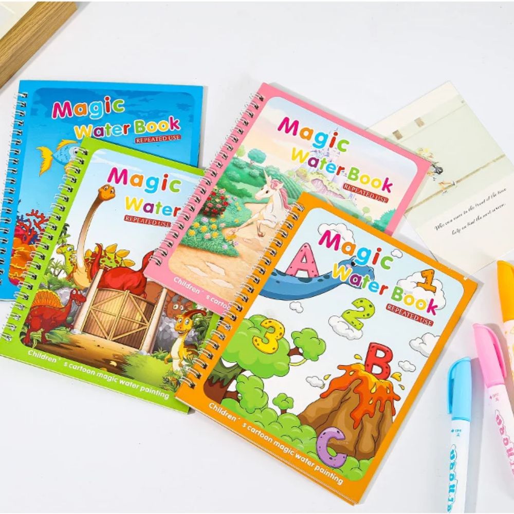 كتاب سحري رسم مائي ألعاب مونتي - مراجعة Reusable Water Magic Coloring Book وسعره