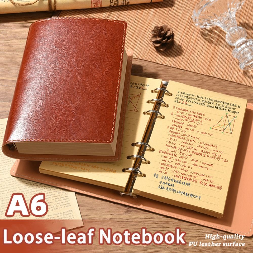دفتر ملاحظات جديد A5/A6 بغلاف  - مراجعة Vintage Leather Journal Notebook وسعره
