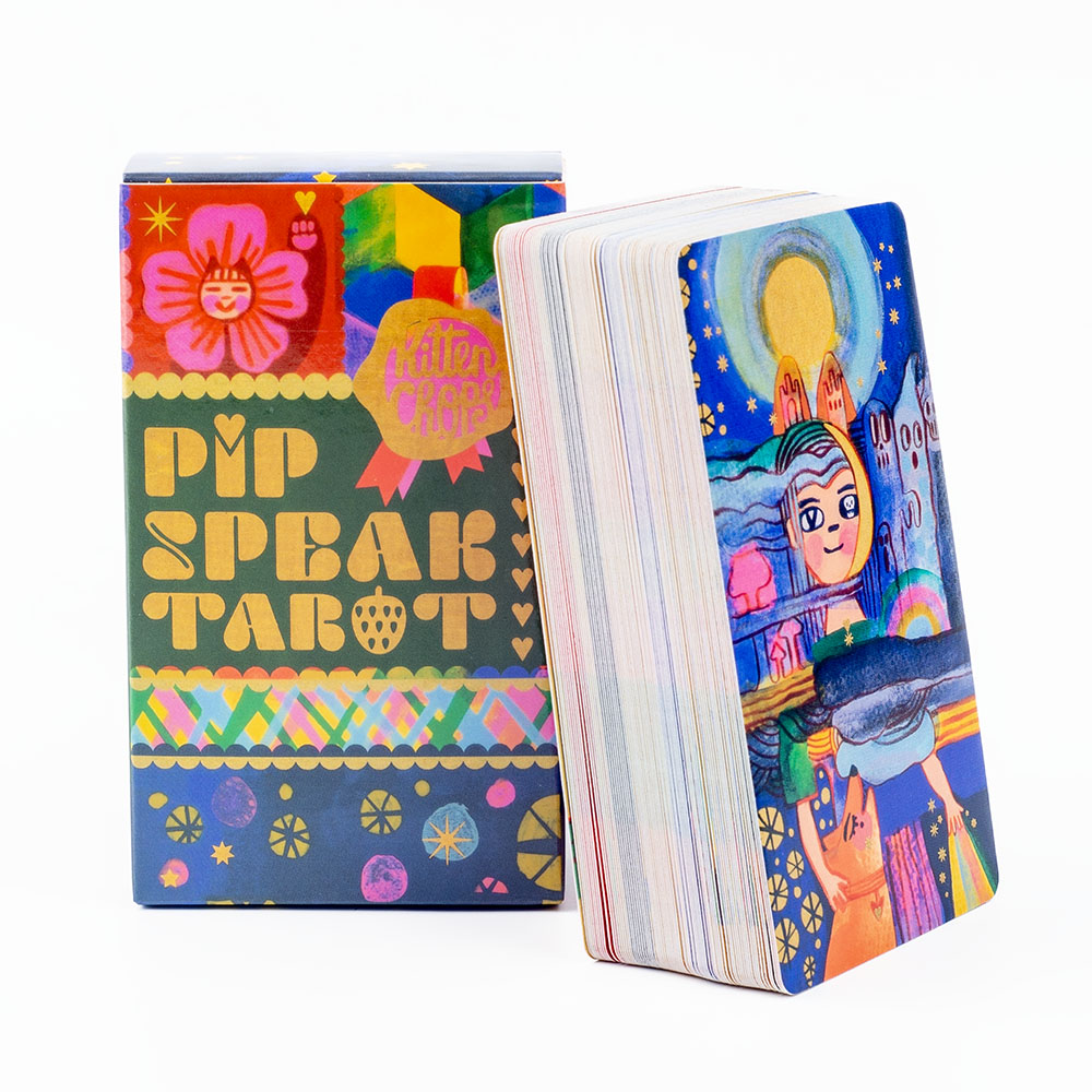 Pipspeak التارو 10.3*6 سنتيمتر - مراجعة Tarot Deck With Guidebook وسعره