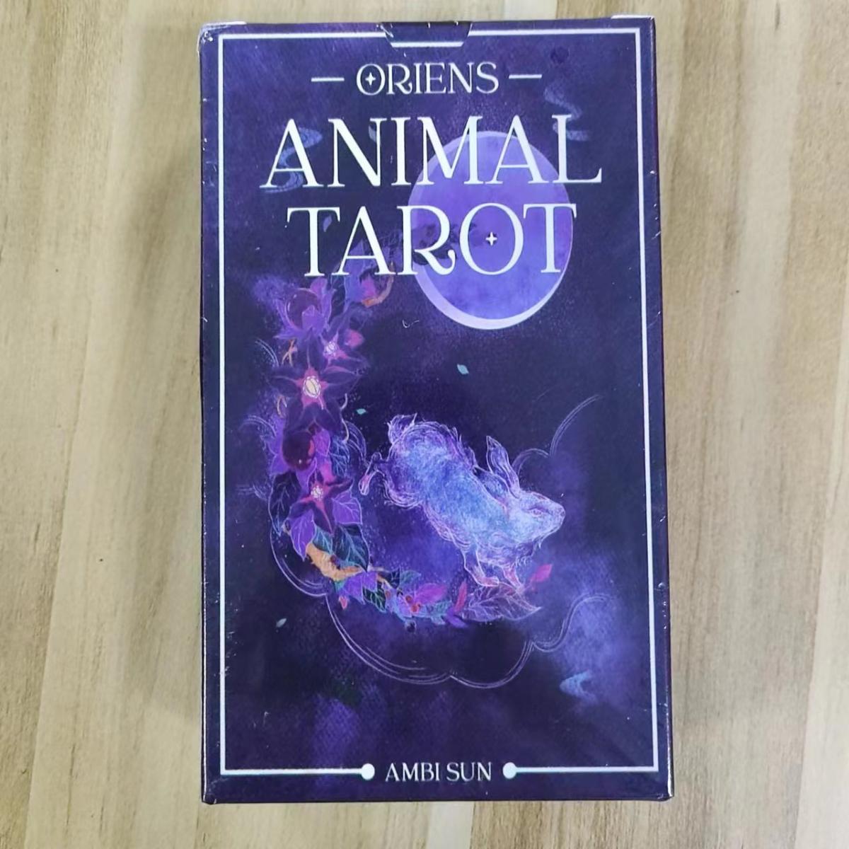 12x7 سم أورينز أنيمال تاروت 78 - مراجعة Tarot Deck With Guidebook وسعره