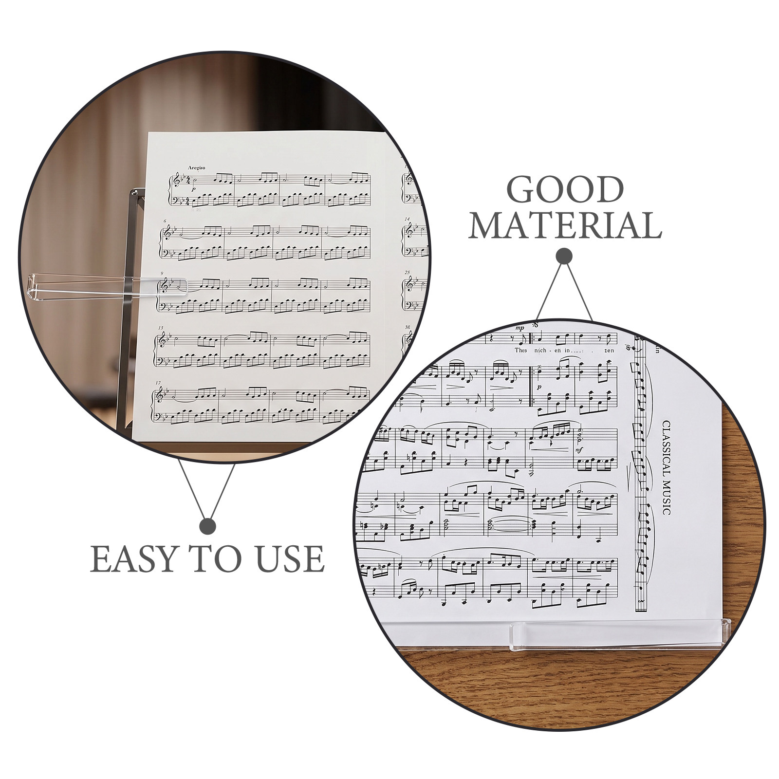 6 أزواج من مشابك تثبيت صفحات ا - مراجعة Clear Acrylic Book Stand Holder وسعره