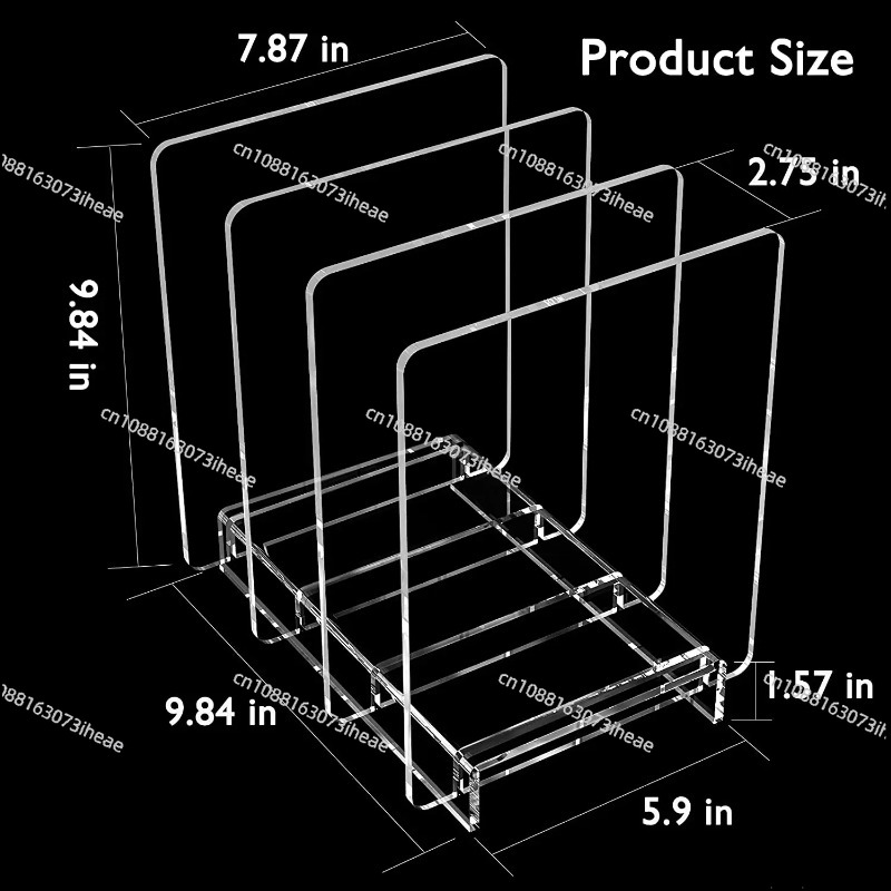 حامل مجلات من الأكريليك الشفاف - مراجعة Clear Acrylic Book Stand Holder وسعره