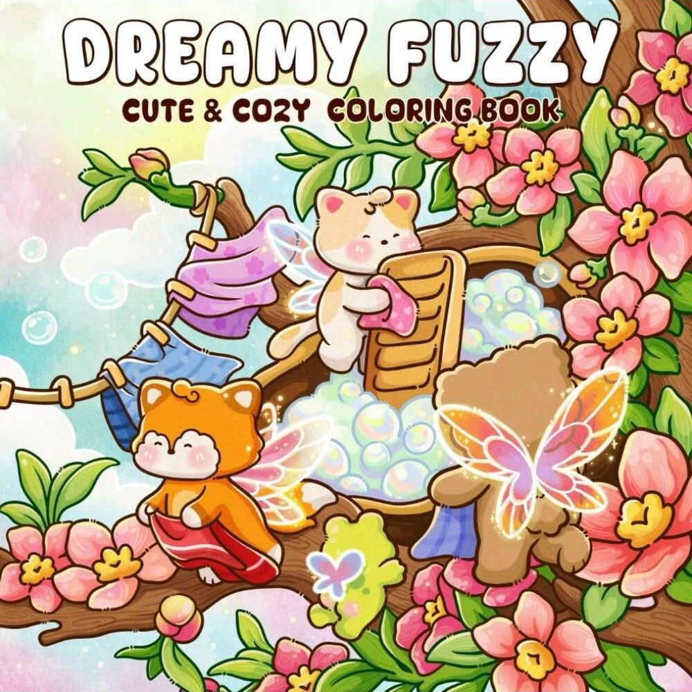 كتاب تلوين حالم لطيف ومريح للب - مراجعة Adult Coloring Book Stress Relief وسعره