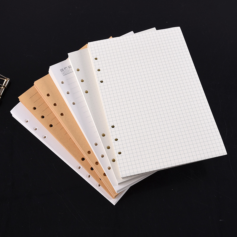 A5 A6 A7 أسود كرافت أبيض فضفاض - مراجعة A5 Spiral Dotted Grid Notebook وسعره