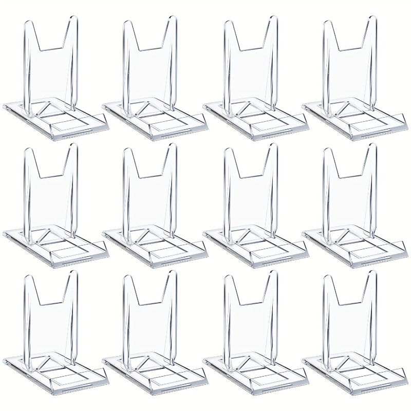 12 قطعة حامل عرض أكريليك شفاف  - مراجعة Clear Acrylic Book Stand Holder وسعره