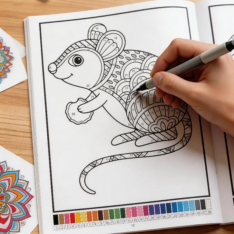 كتاب تلوين للبالغين بتصاميم حي - مراجعة Adult Coloring Book Stress Relief وسعره