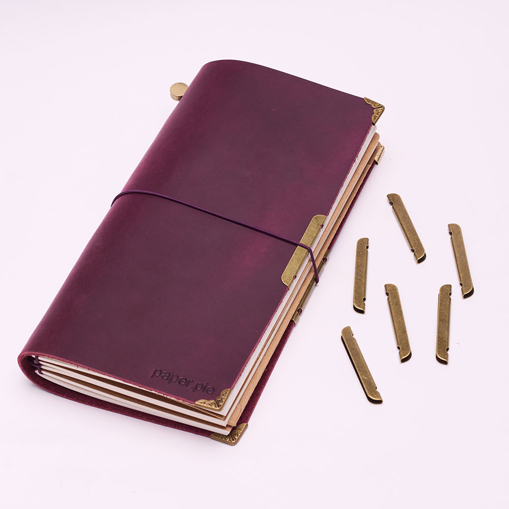 غطاء دفتر ملاحظات جلدي مع حماي - مراجعة Vintage Leather Journal Notebook وسعره