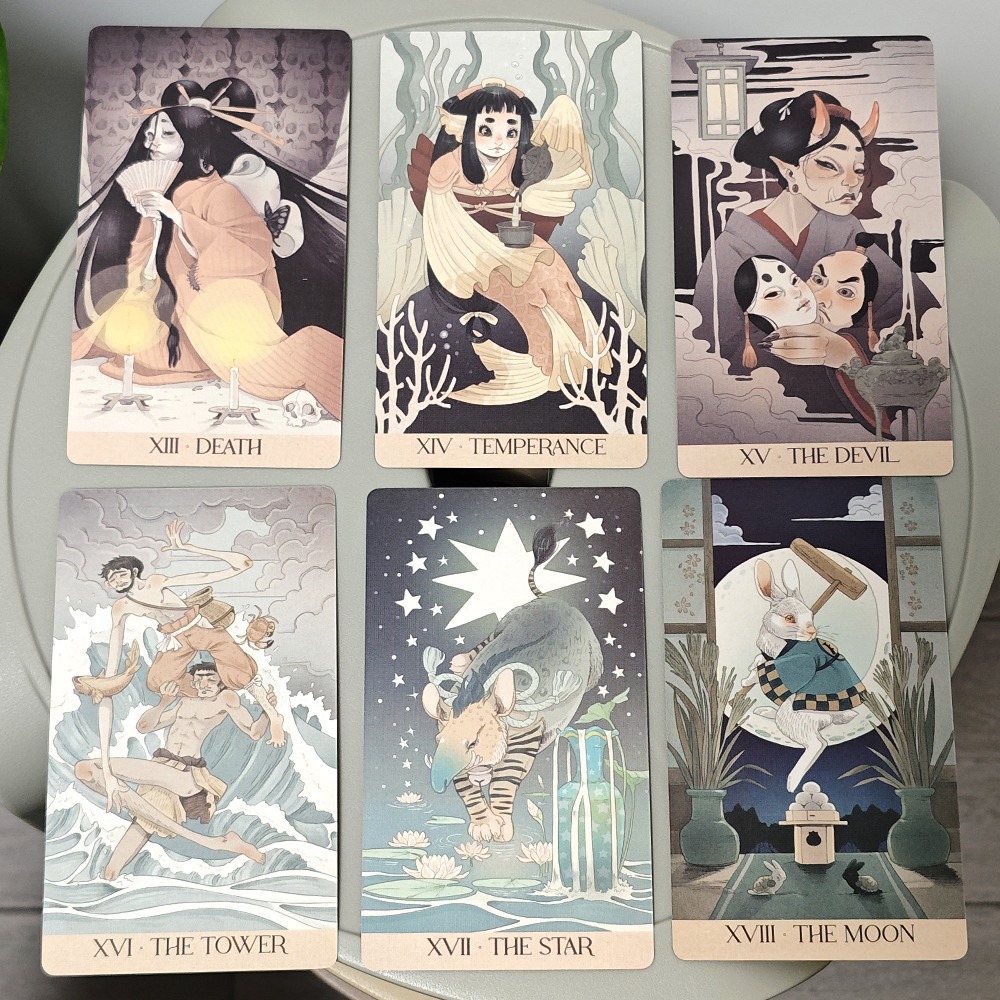 بطاقات تاروت اليوكاي 78 قطعة،  - مراجعة Tarot Deck With Guidebook وسعره